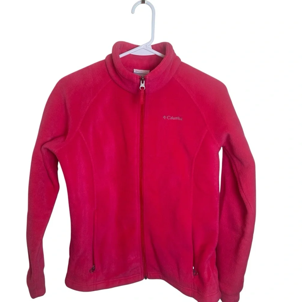 Columbia‎ Pink Teddy Jacket Full Zip Plush